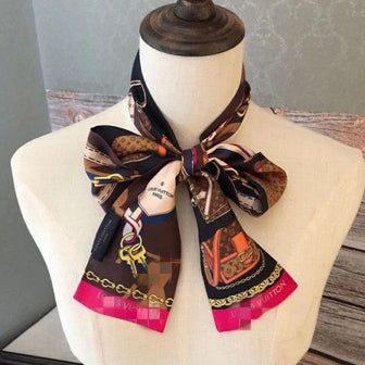 LV Hair /Neck Scarf