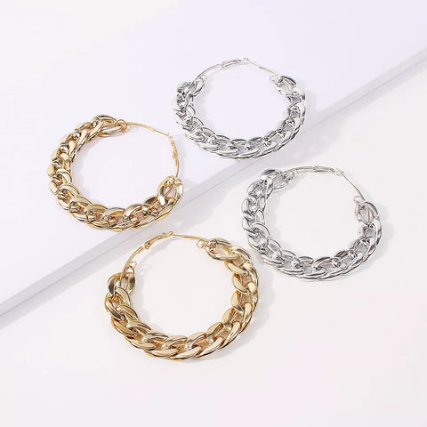 Hip Hop Hoop Earrings