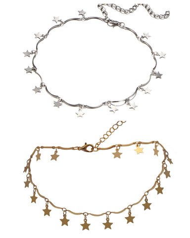 Stars Choker Necklace