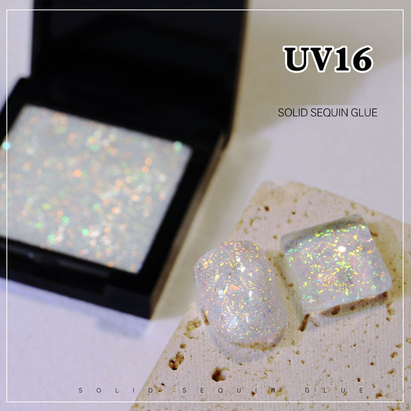 Solid Glitter UV Gel Polish