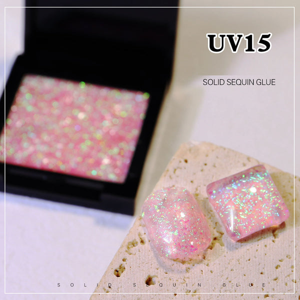 Solid Glitter UV Gel Polish