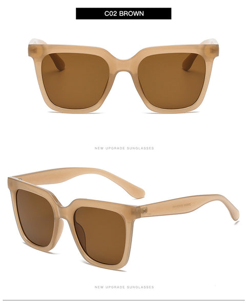 Simple Large Frame Square Sunglasses