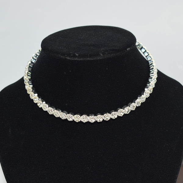 Large Rhinestones Choker