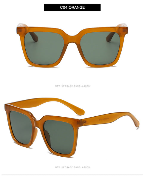 Simple Large Frame Square Sunglasses