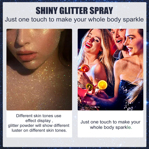 Party Glitter Body and Hair Spray