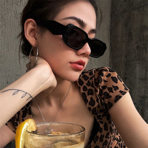 Retro Polygonal Sunglasses