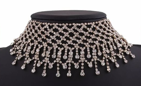 Rhinestone Choker