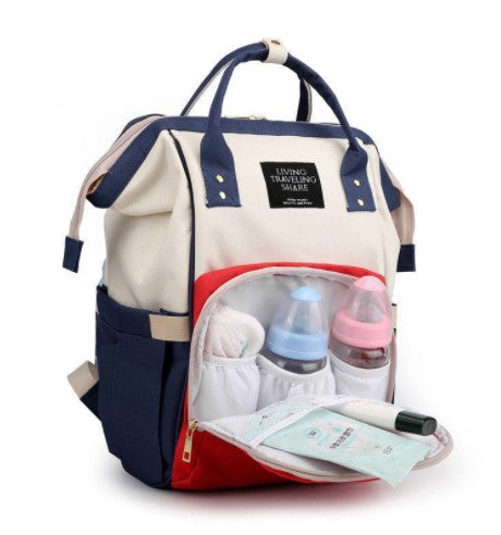 Large Capacity Waterproof Diaper and Nursing Backpack