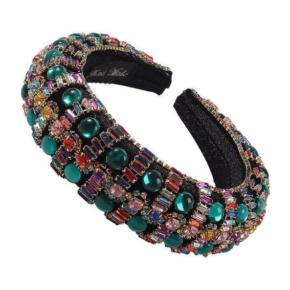 Padded Rhinestone Headbands