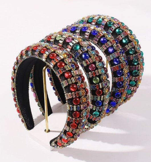 Padded Rhinestone Headbands