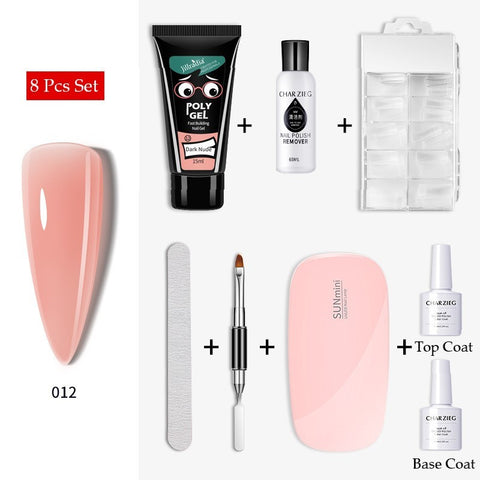 Poly Gel 8pcs Kit