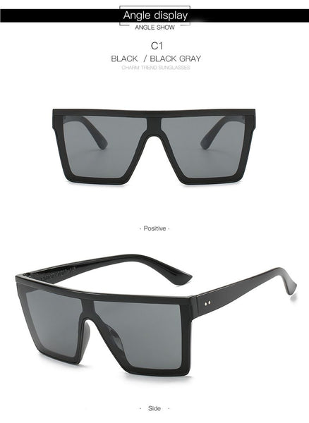 Fashion Oversized Square Sunglasses