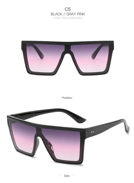 Fashion Oversized Square Sunglasses