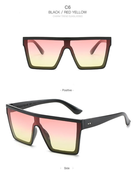 Fashion Oversized Square Sunglasses