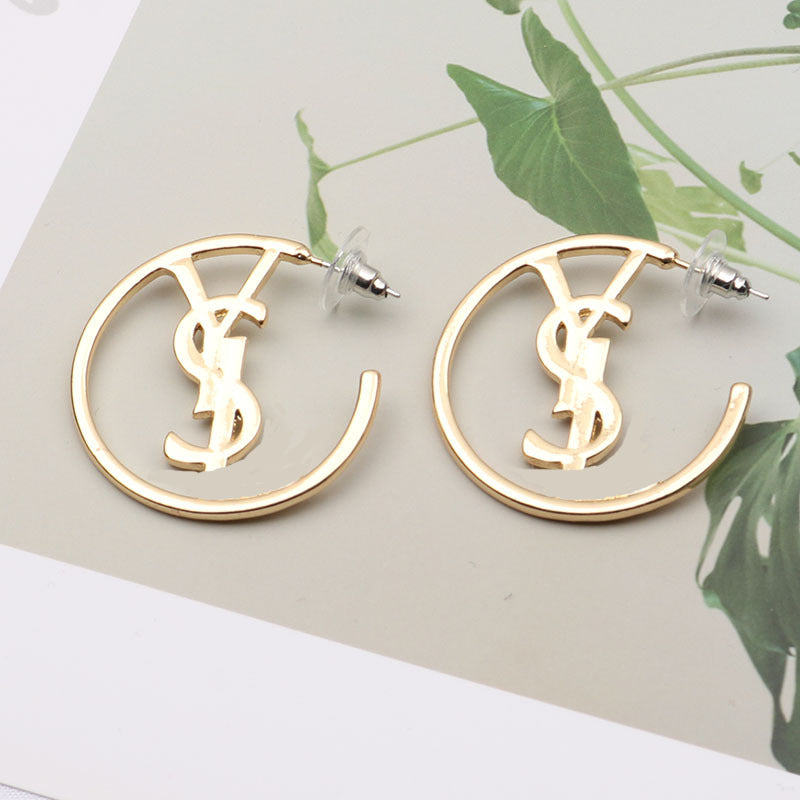 YSL Hoop Earrings