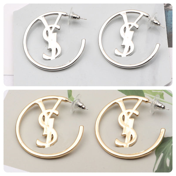 YSL Hoop Earrings