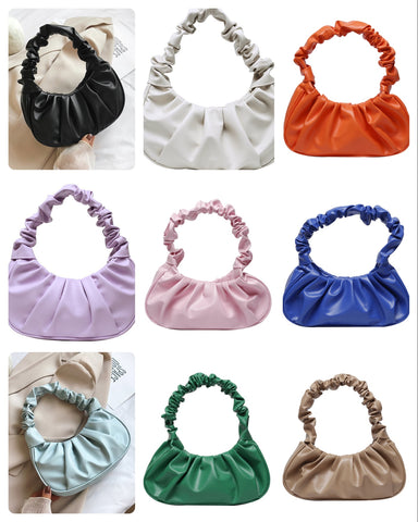 Pleated Cloud Shoulder Bag