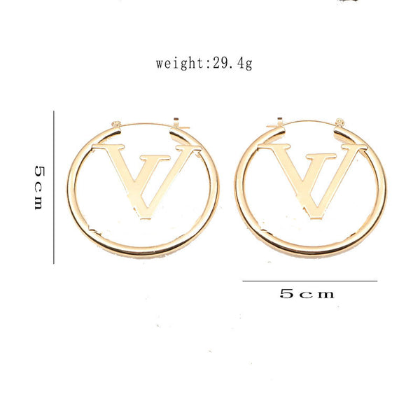 LV Hoop Earrings